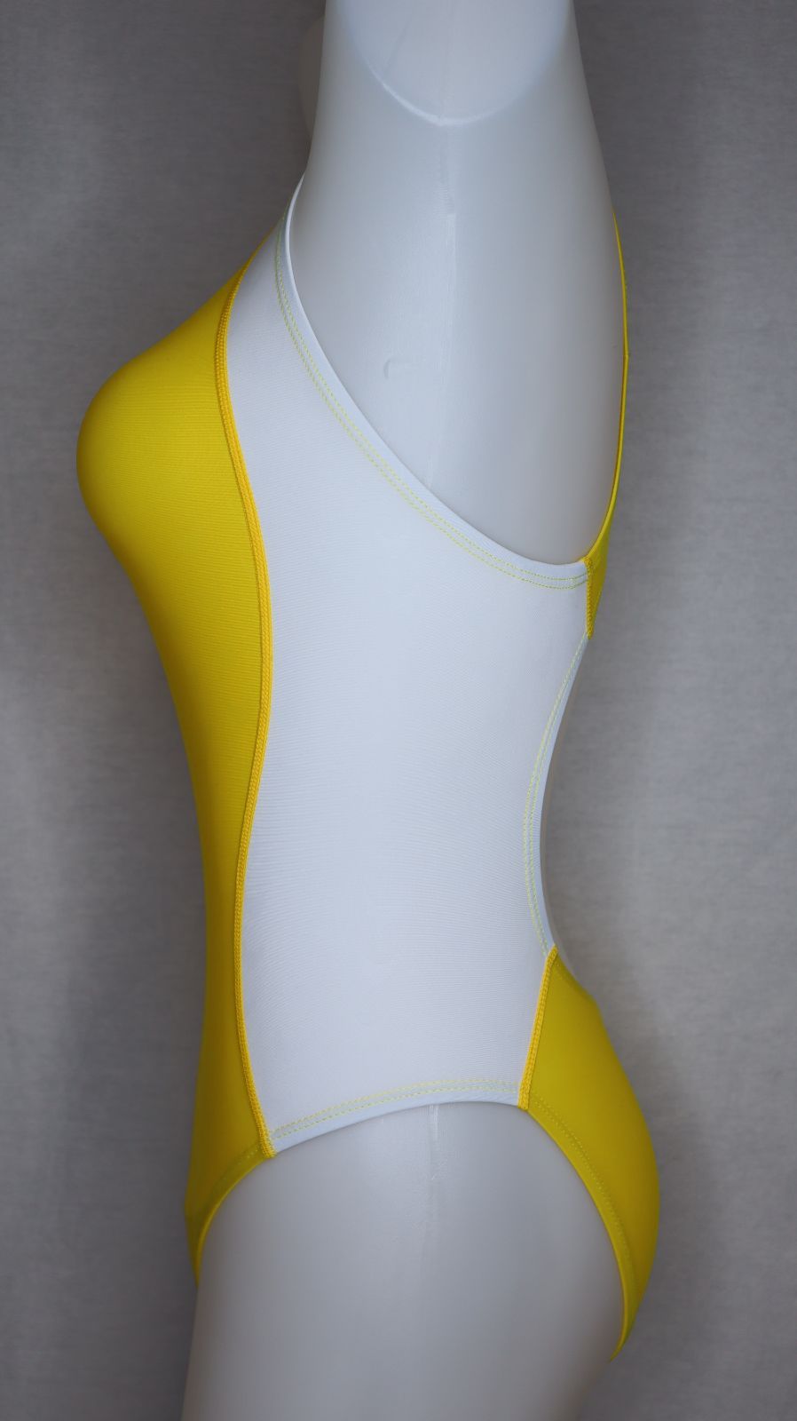 黄色い競泳水着 SWIMHXBY 競泳水着 レディース 黄色白 283 S-5XL - メルカリ