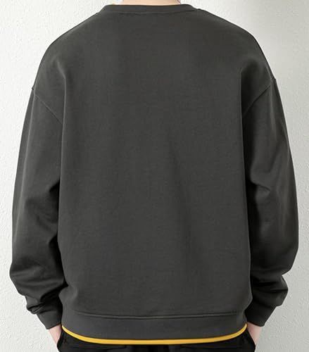 人気商品]940-ダークグレー_6XL [Bligo] トレーナー メンズ Tシャツ 春 ...