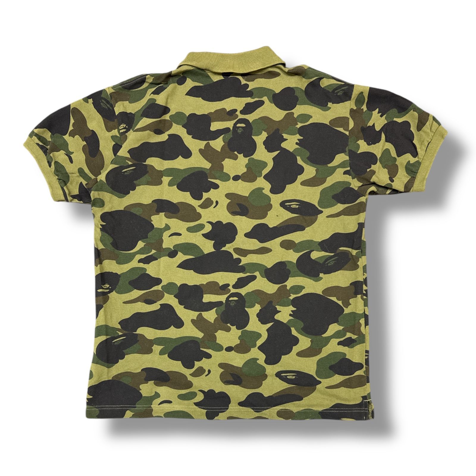 最終価格値下げ不可A Bathing Ape 紫迷彩ポロシャツ　貴重な日本製 最終価格値下げ不可A Bathing Ape 紫迷彩ポロシャツ 貴重な日本製 最終価格