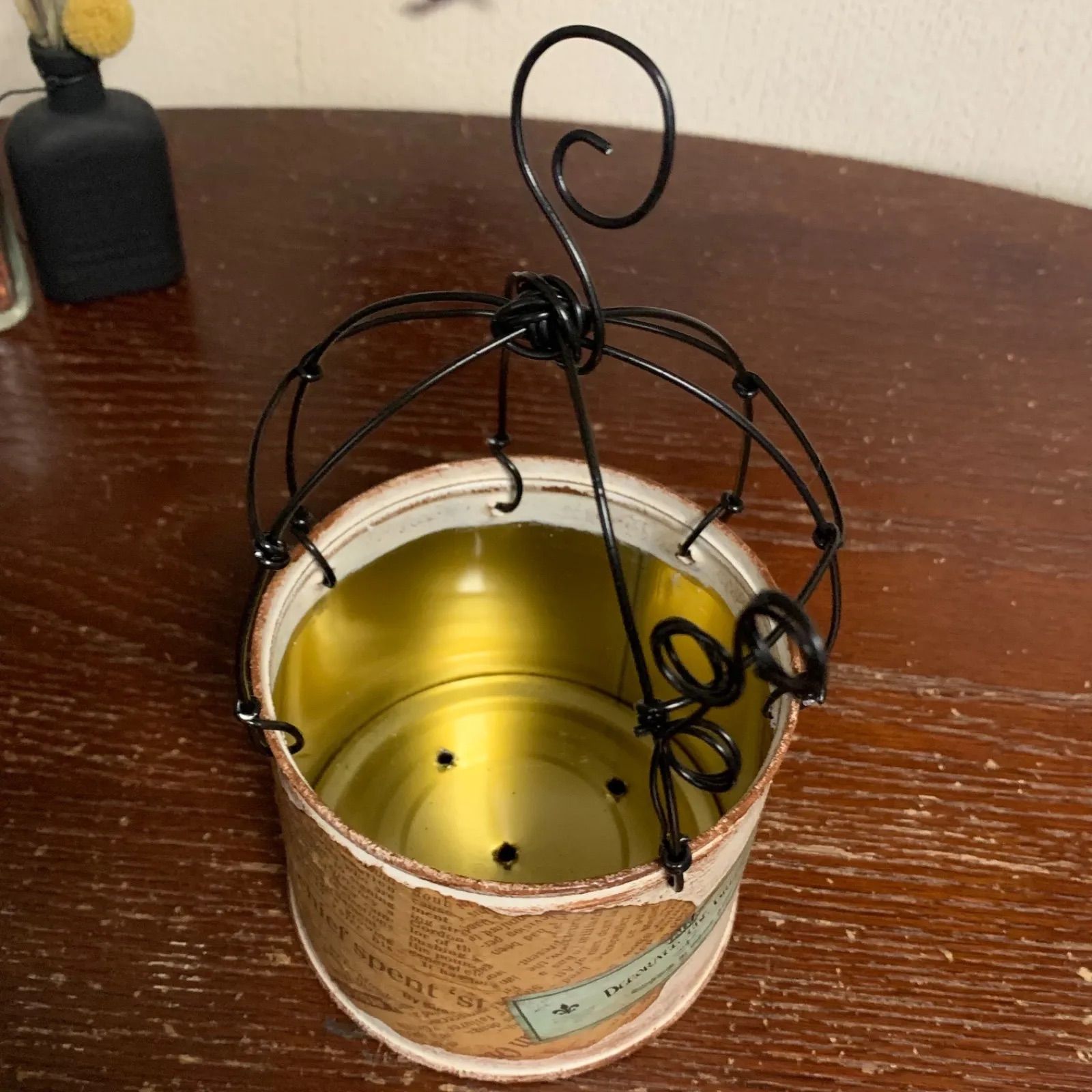 リメイク缶　リメ缶　スカルイエローラベル リメイク缶 リメ缶 ハロウィンラベル - メルカリ