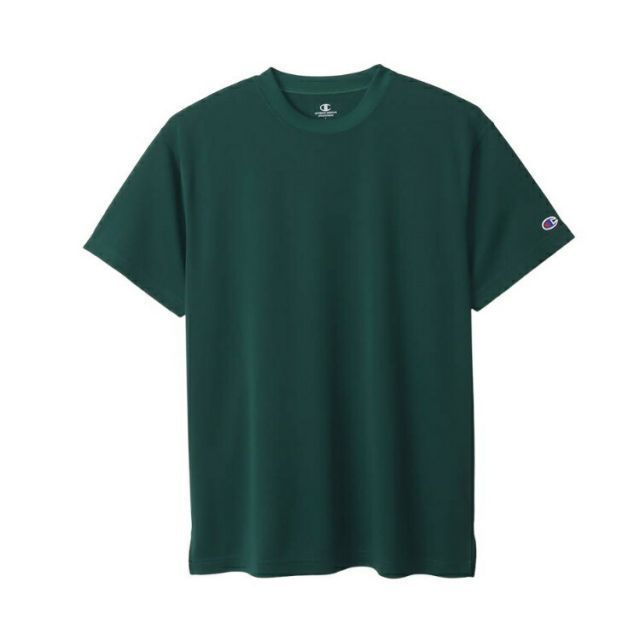 HANES ヘインズ SHORT SLEEVE グリーン Mサイズ C3-XS395 540 | スポーツ 運動 服 衣類 ウエア ウェア トップス ショートスリーブ Tシャツ 半袖 着心地 デザイン 吸汗速乾 抗菌防臭 ワッペン 機能性 ブラ