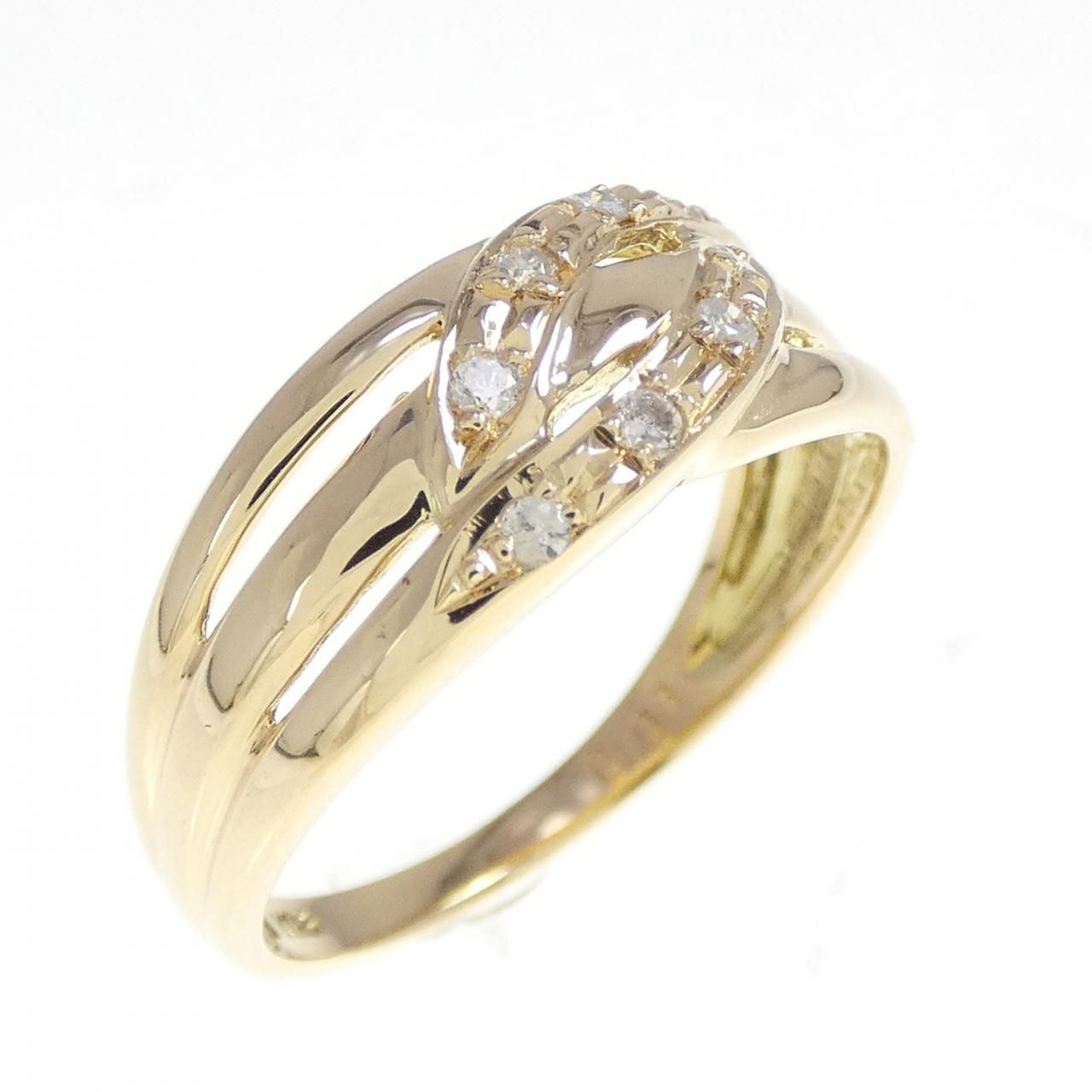 GINZA TANAKA ギンザタナカ K18YG ルビー　ダイヤ　リング 田中貴金属 GINZA TANAKA K18YG イエローゴールド リング ルビー0.49ct