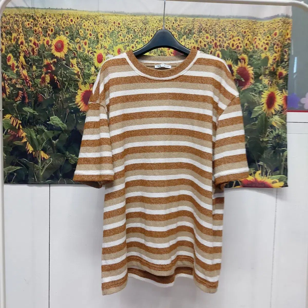 ZARA オーバーサイズ タオルTシャツ メンズL 5G26