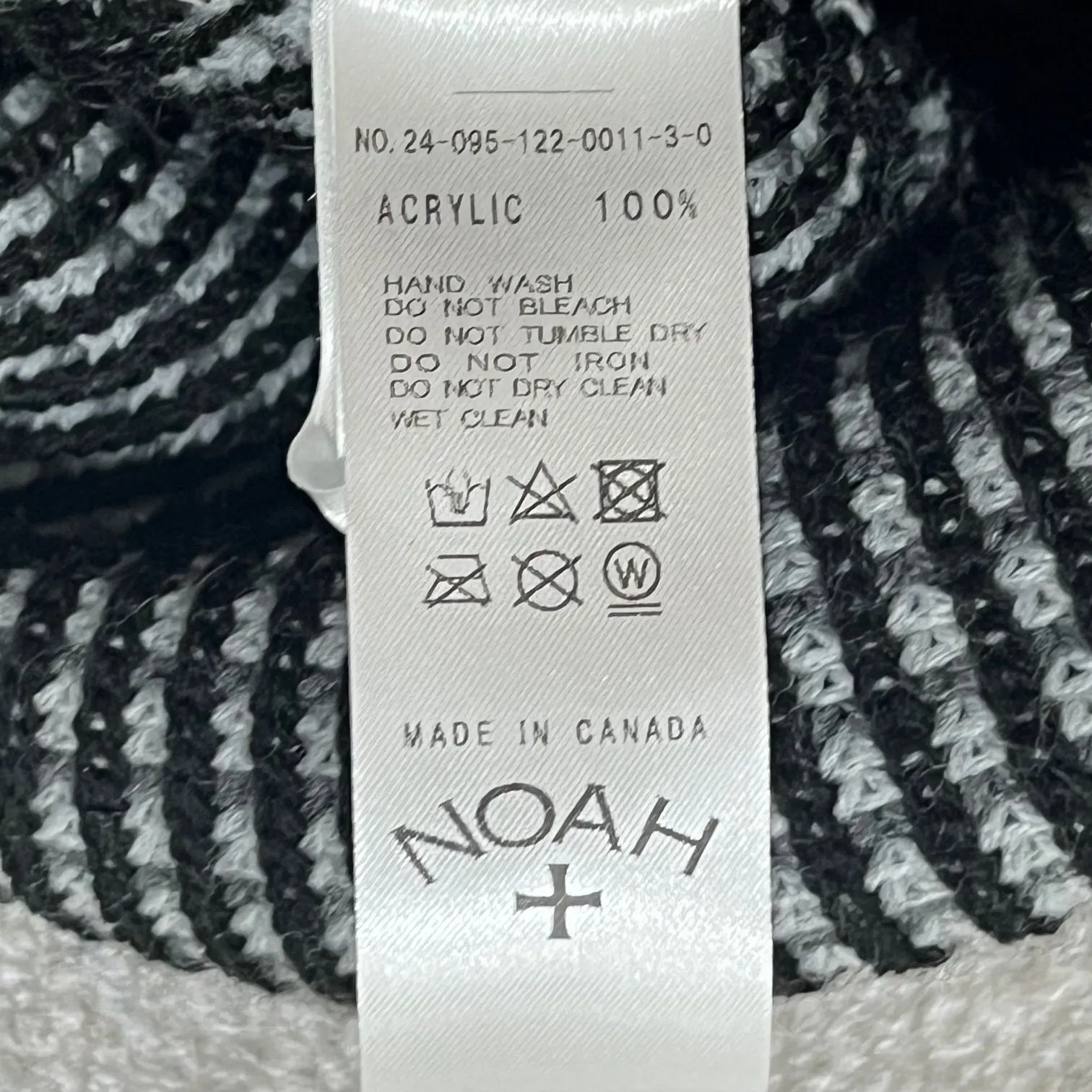 NOAH Tri-Color Beanie ビーニー ニット帽 帽子 ノア 77627A4
