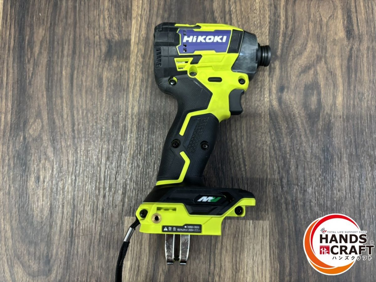 ♭ ハイコーキ WH36DD コードレスインパクトドライバ 本体のみ スパイダーイエロー 熊本けやき通り店 HRDEVELOPMENT_JP