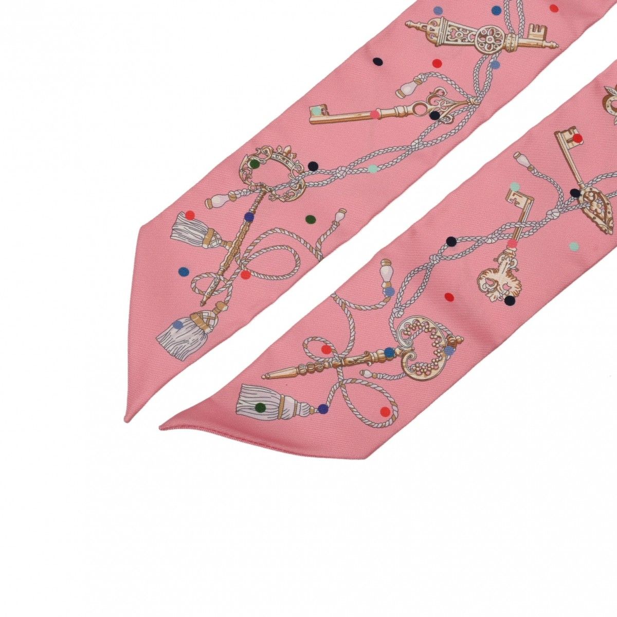 エルメス スカーフ ツイリー Les Cles a Pois レ・クレ 楽天市場