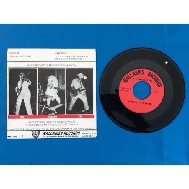 良盤 良ジャケ 1994年 カナダ盤 マクレッキンズ Mcrackins EPレコード