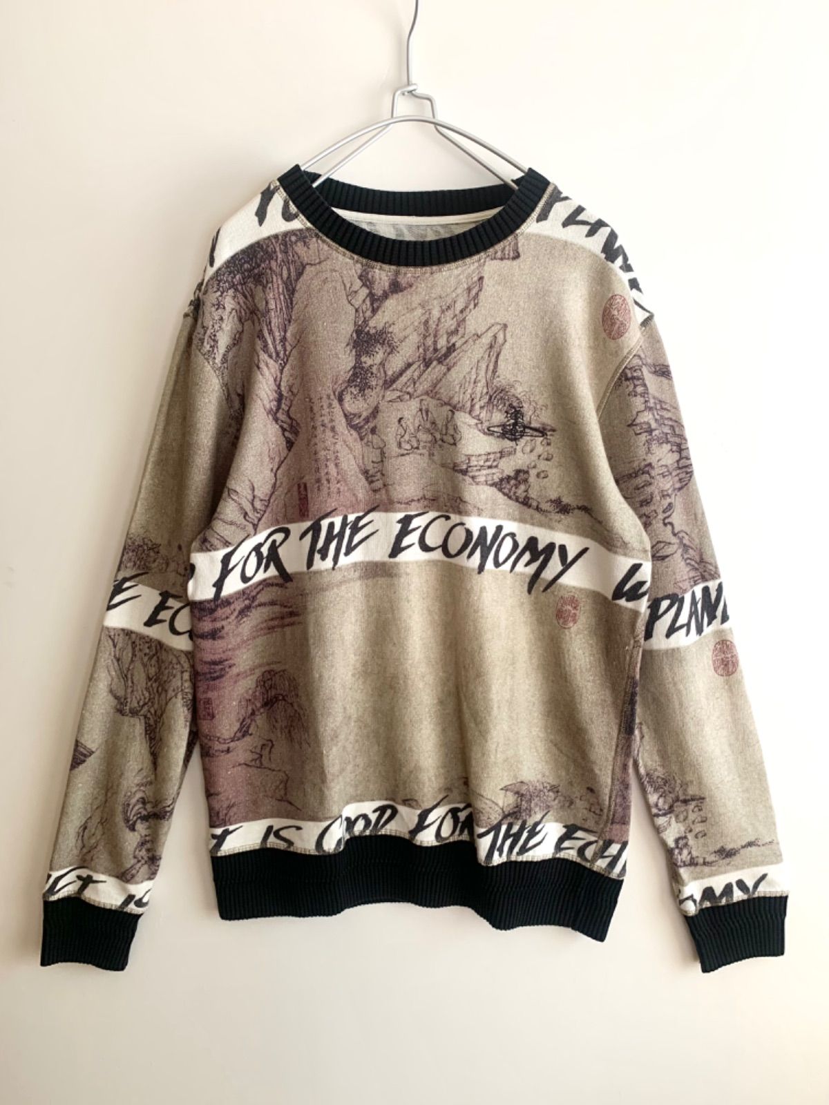 激レア❗️Vivienne westwood Man ヴィヴィアン 水墨画 アート