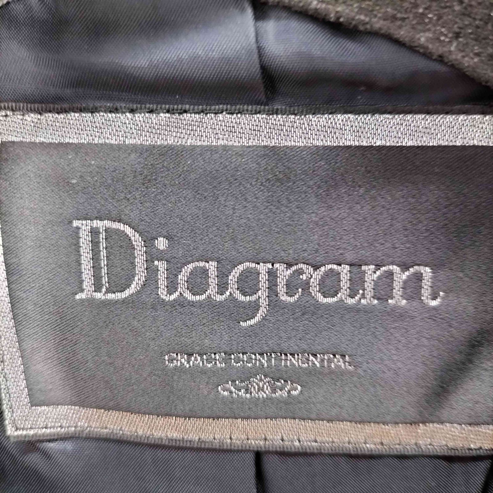 Diagramダイアグラム コート（38）美品　グレースコンチネンタル Diagram（ダイアグラム） WOMEN コート GRACE CONTINENTAL
