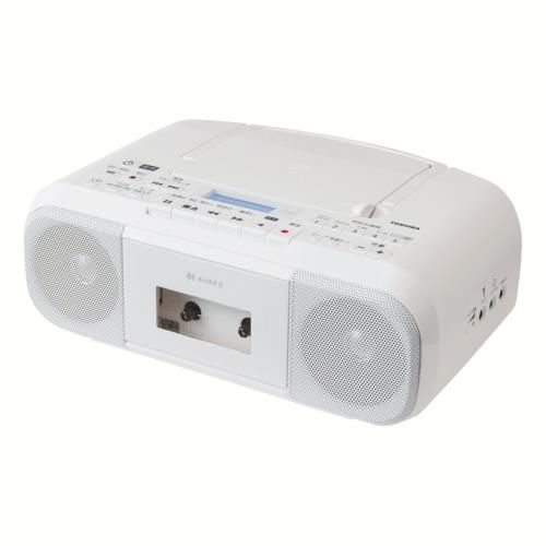 ☆トウシバ CDラジオカセットレコーダー☆CDラジカセ ワイドFM ホワイト 東芝 TY-CDS9-W(ホワイト) CDラジオカセットレコーダー ワイドFM