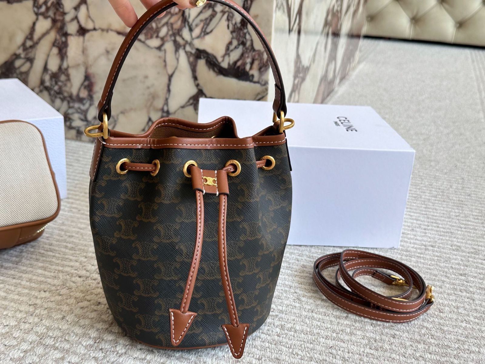 今日特価】Celine Bucket Bag [19×16cm] | セリーヌ バケツ