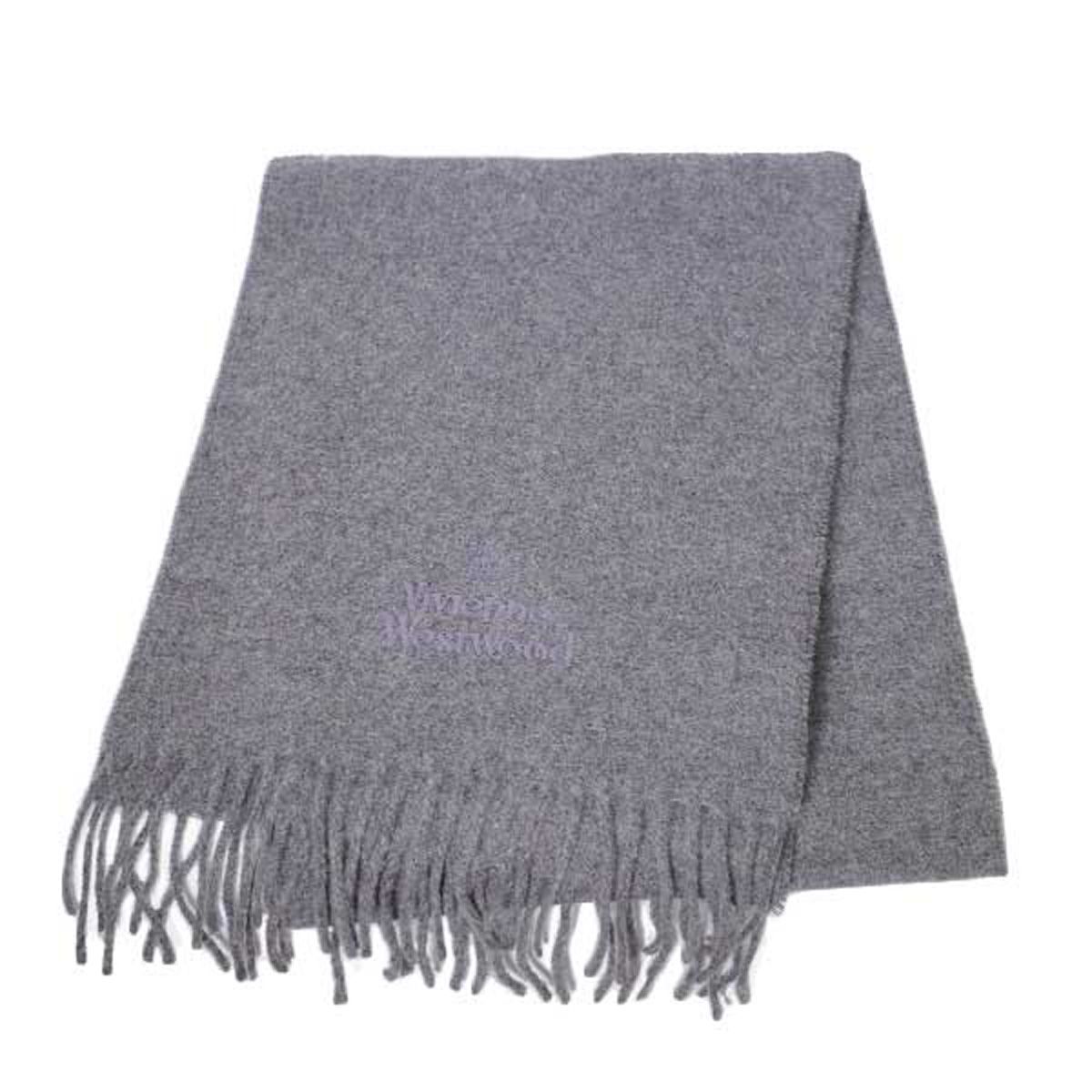 ヴィヴィアンウエストウッド Vivienne Westwood マフラー 81030007 11151 P001 ウールマフラー ストール GREY グレー