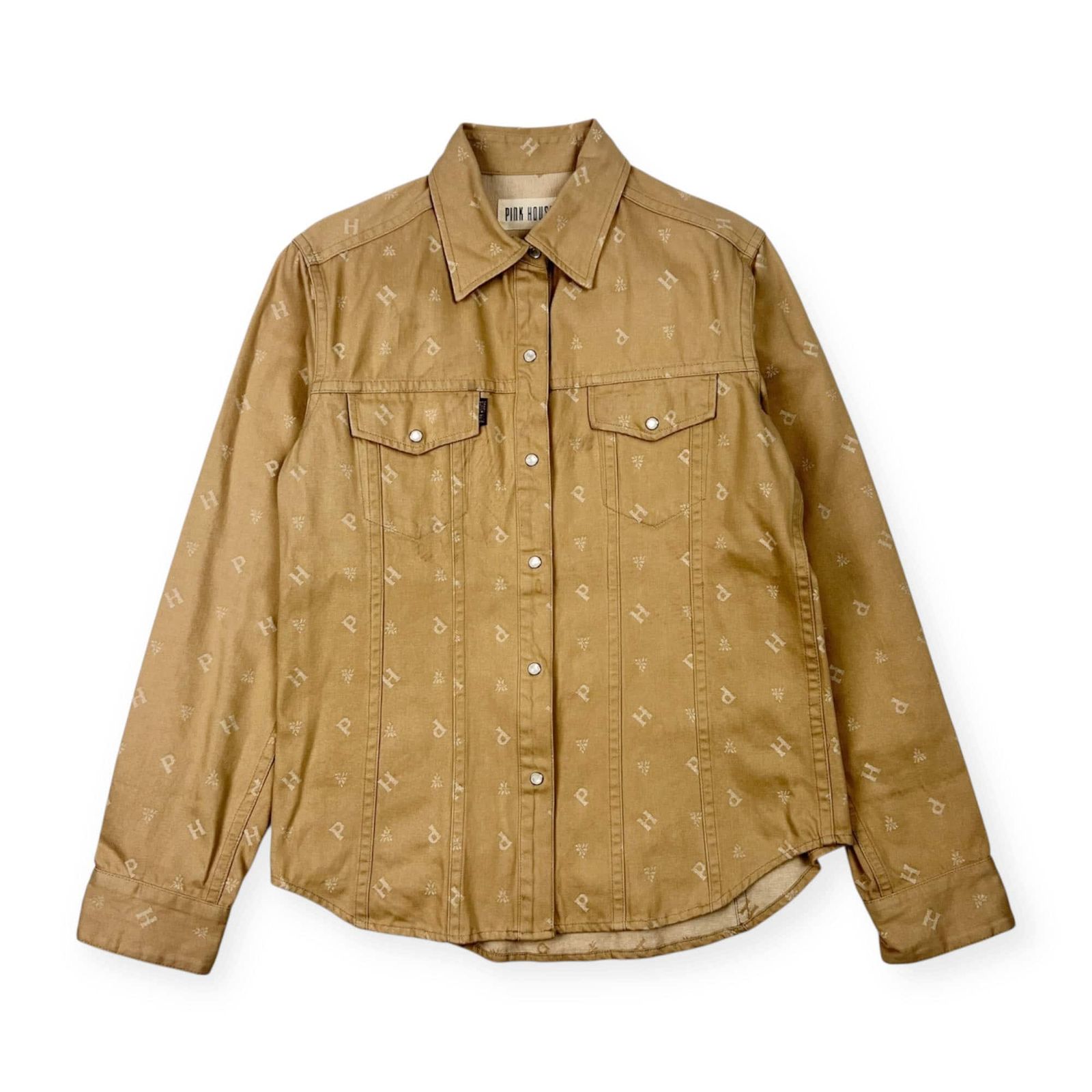 PINK HOUSE ピンクハウス ジージャン デニムジャケット L/ベージュ