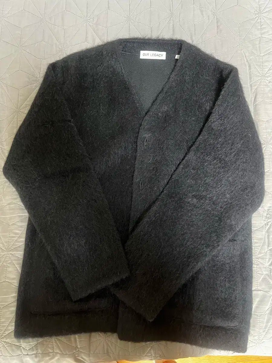OUR LEGACY - CARDIGAN Mole Grey Mohair | River