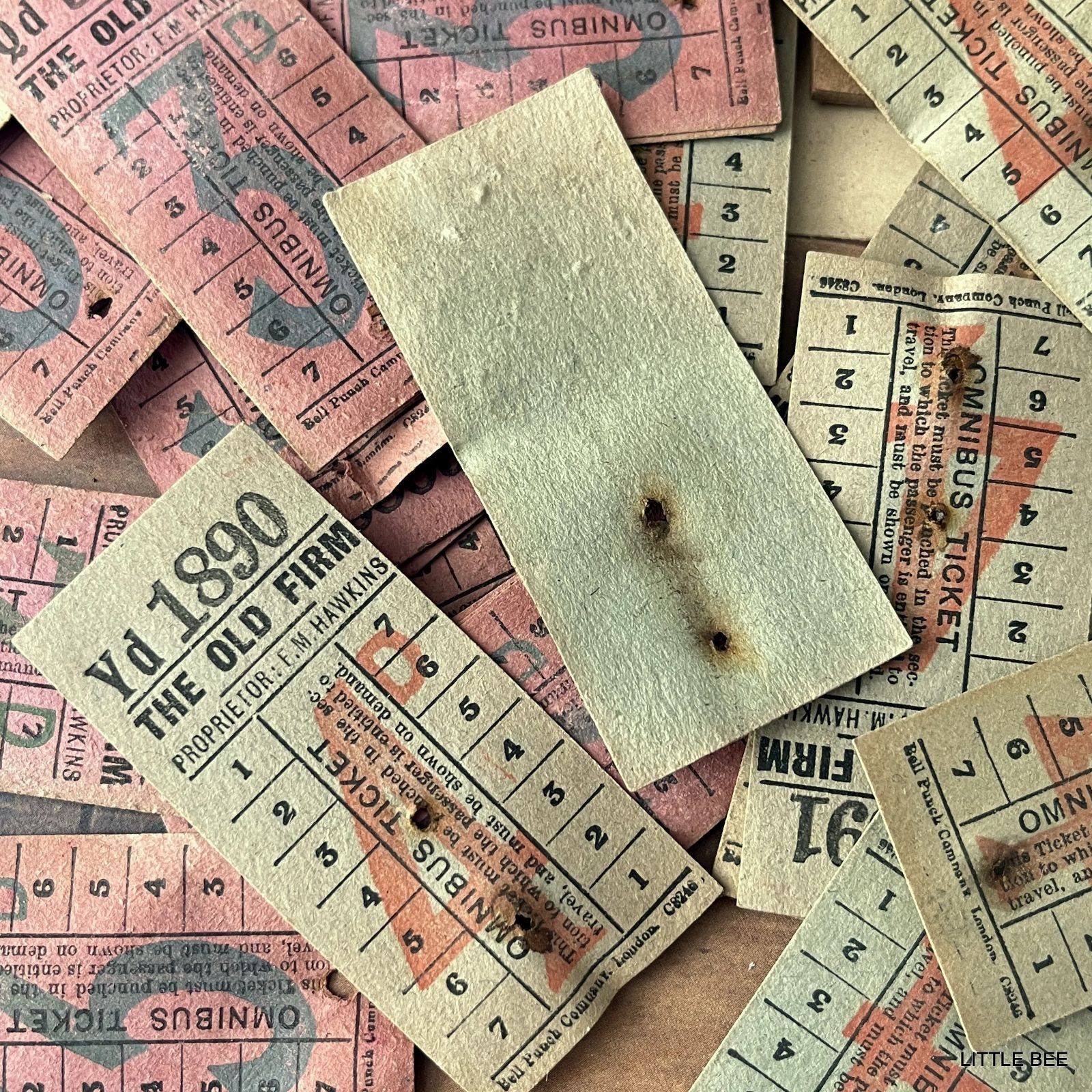 001・R-1748 イギリスバスチケット British Bus Tickets 50枚