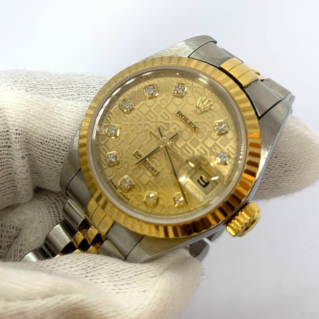 ROLEX】79173 デイトジャスト P番 ステンレス イエローゴールド - メルカリ