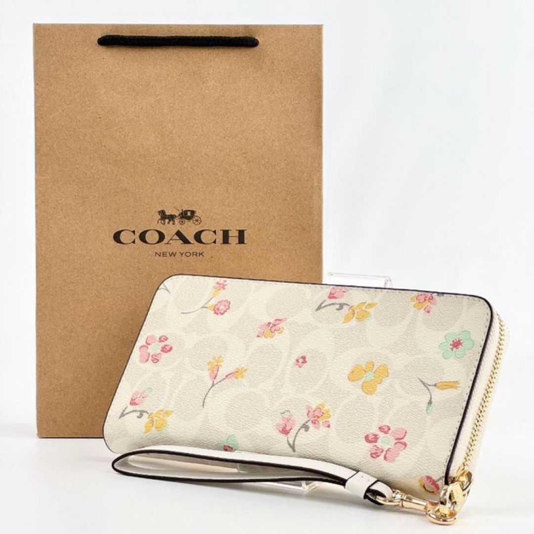 COACH】 残りわずか 新品 未使用 長財布 アウトレット コーチ 