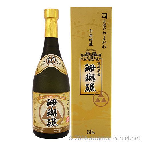 泡盛　山川酒造　珊瑚礁　３０年古酒 さんご礁3年古酒 30度 720ml | 銘柄／価格／年数／度数／ 検索