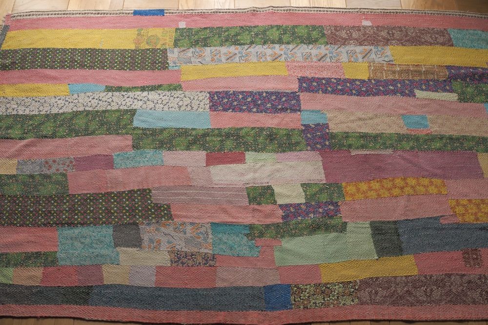 ✥クールで魅力的なインディゴカンタ✥ ヴィンテージカンタキルト21 ラリーキルト ✥クールで魅力的なインディゴカンタ✥ ヴィンテージカンタキルト21