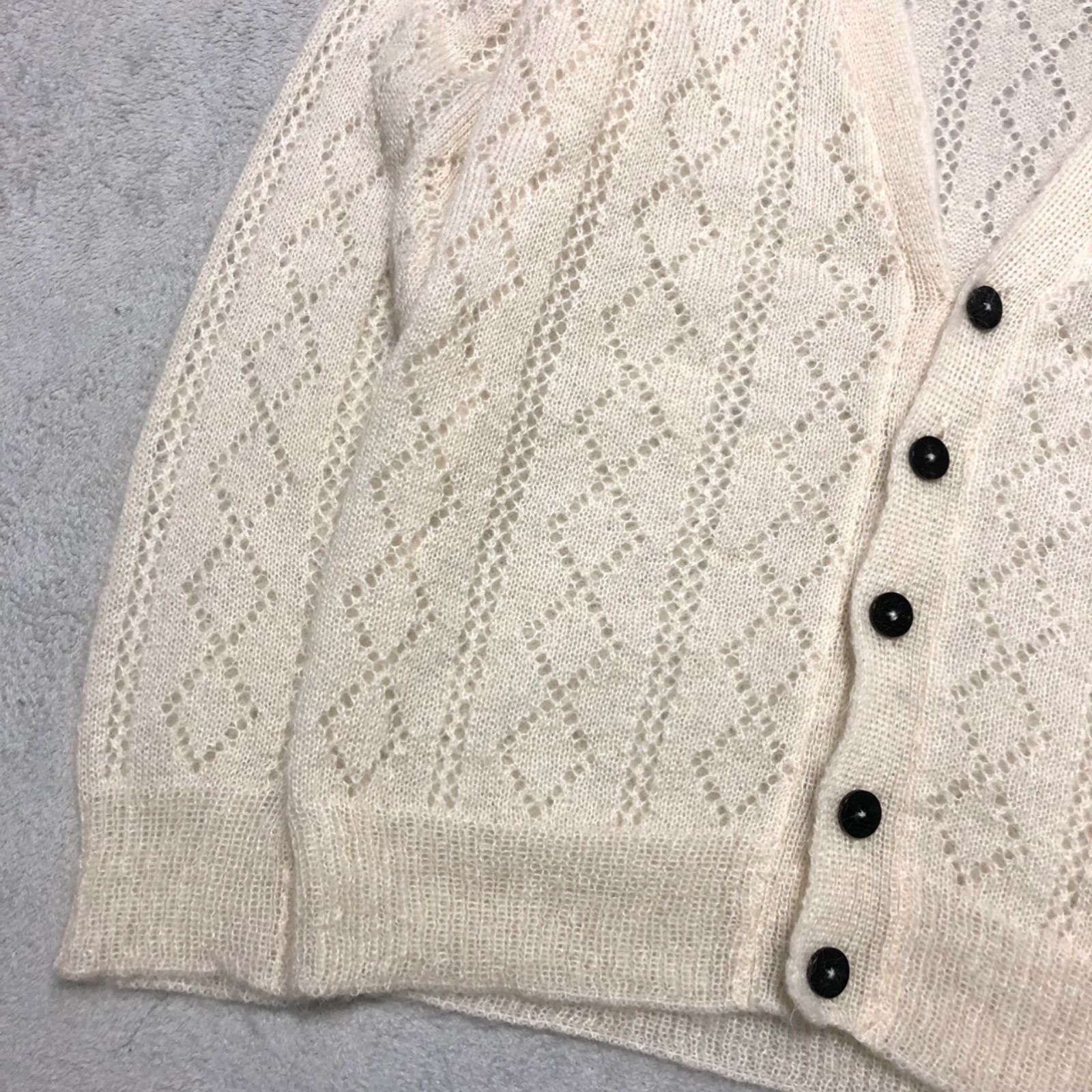 ERNEST W. BAKER Mohair Cardigan モヘアカーディガン モヘヤ