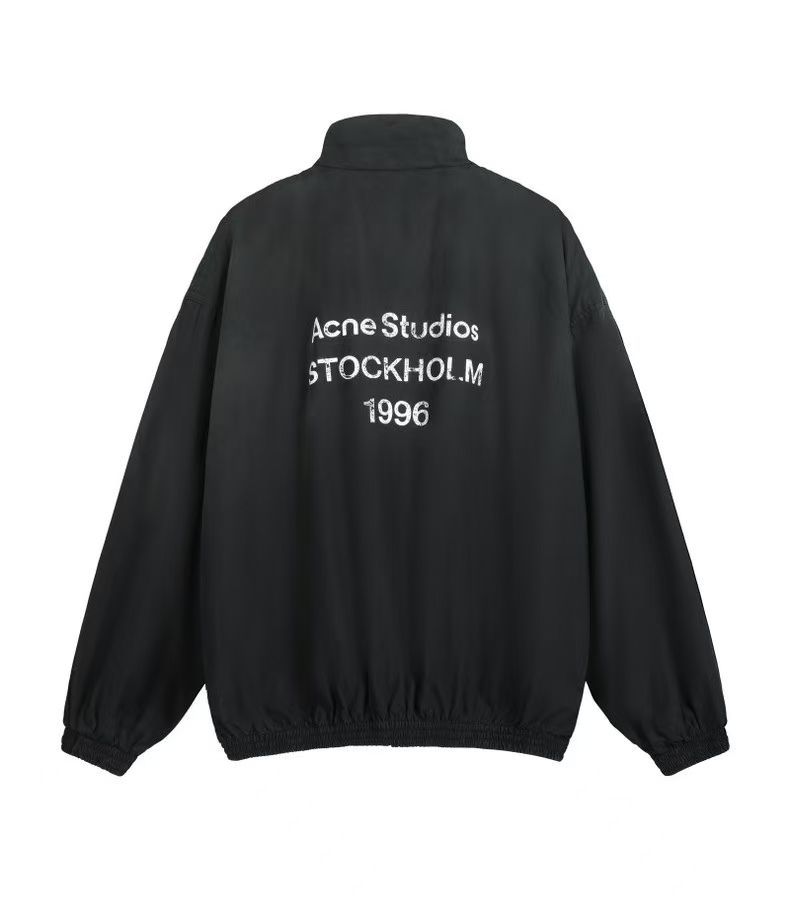 持っておきたい一枚 Acne Studiosアクネストゥディオス バックロゴプリント ジップアップ ジャケット ユニセックス お早めに