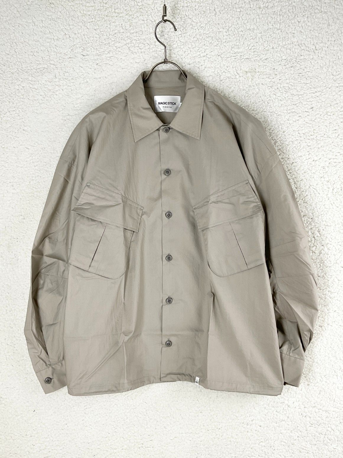 M MAGIC STICK マジックスティック ライトファティーグシャツ M グレー げ交渉
