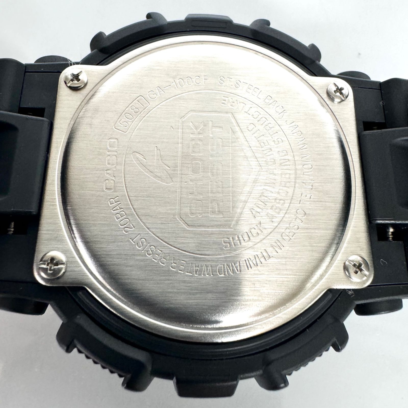 美品・電池交換】カシオ ジーショック G-SHOCK GA-100CF-1A9JF 