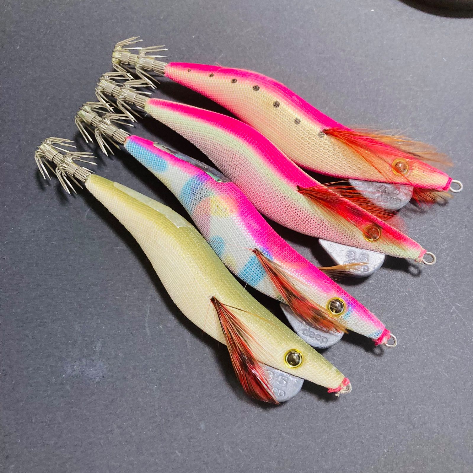 EGIMARU エギ 3.5号 4.0号 25g 28g 9本セット！ EGIMARU エギ 3.5号 4.0号 25g 28g 9本セット！ - メルカリ