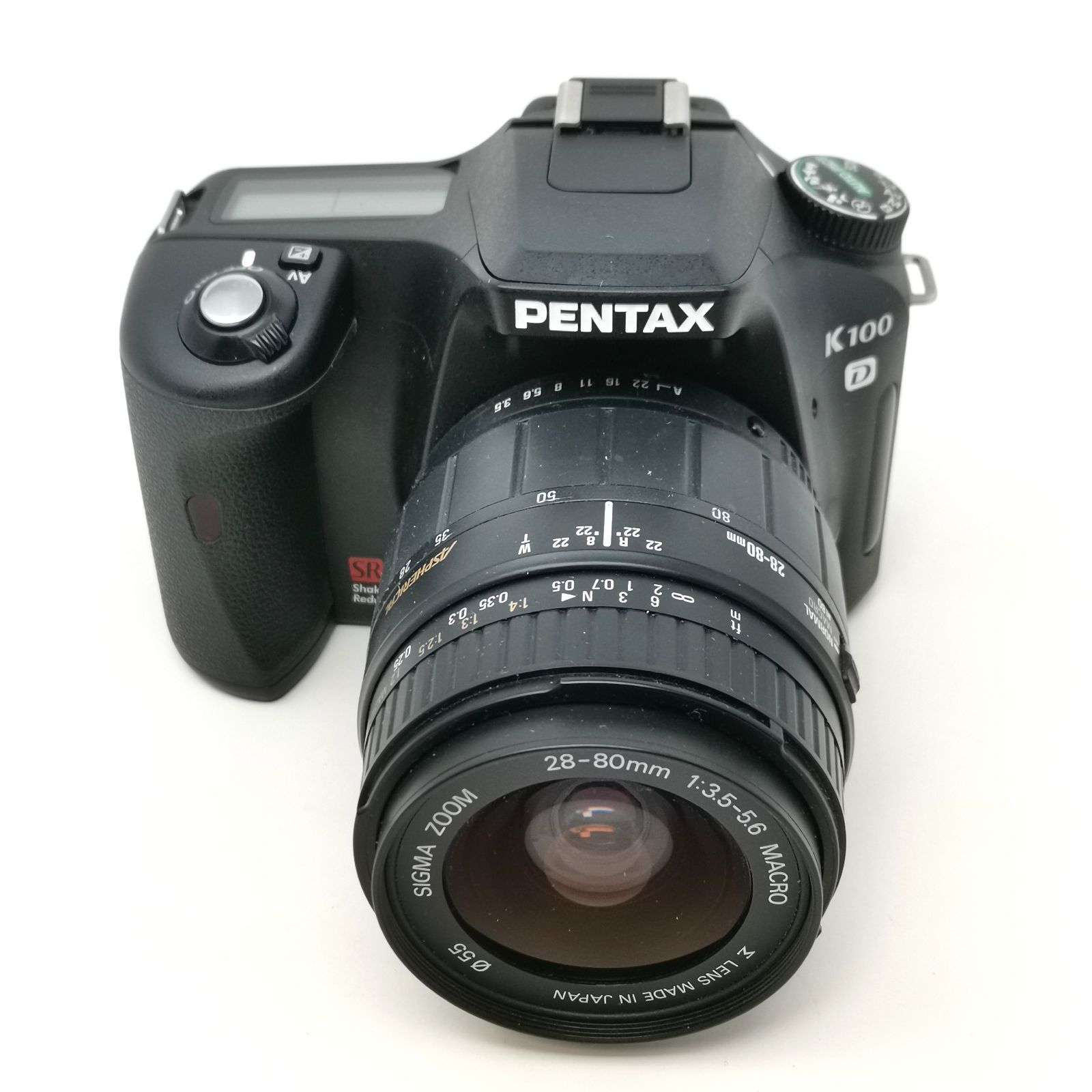 ペンタックス K100D SR ブラック 一眼レフ 本体ジャンク レンズ SIGMA 