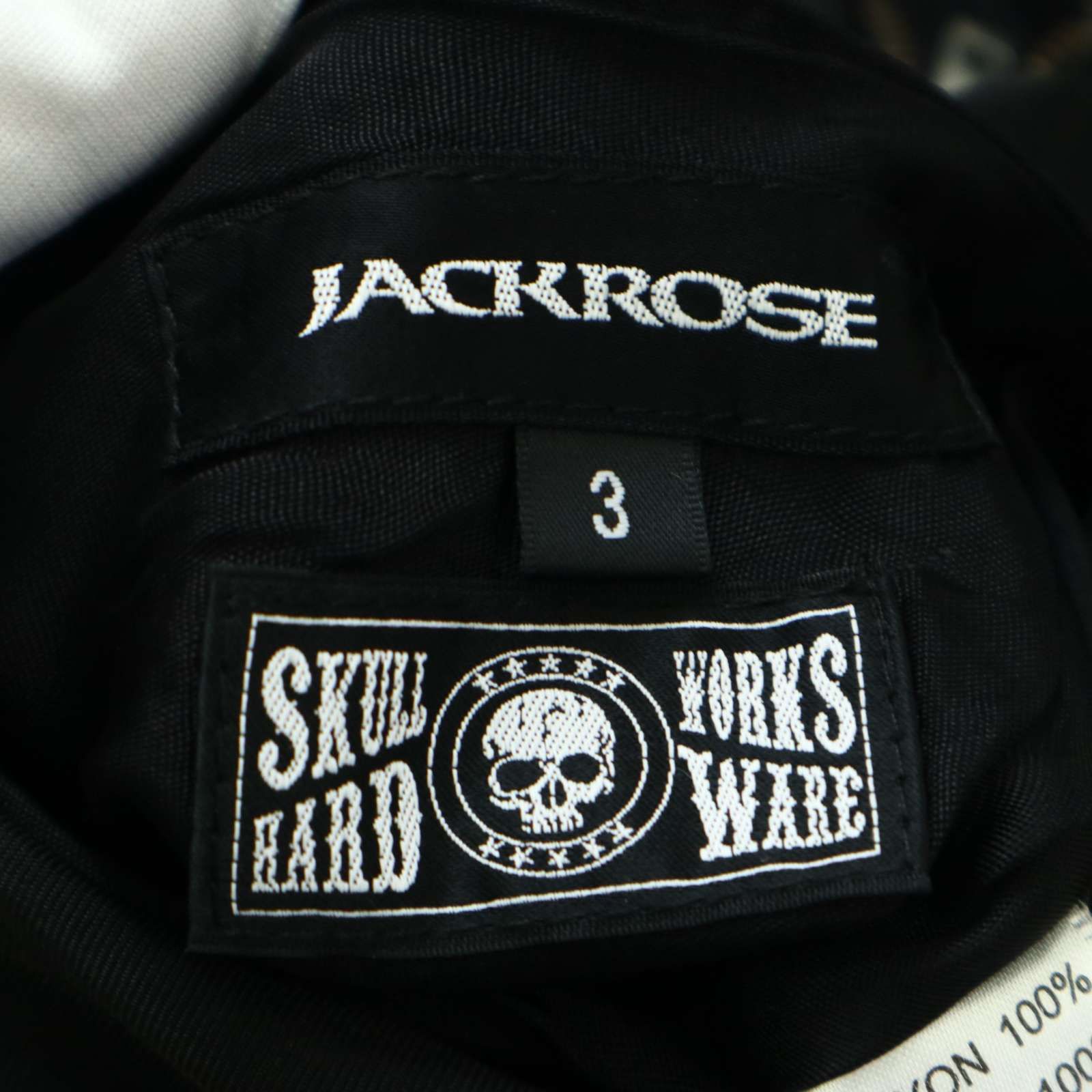 SKULL WORKS × JACKROSE スカルワークス ジャックローズ リバーシブル 