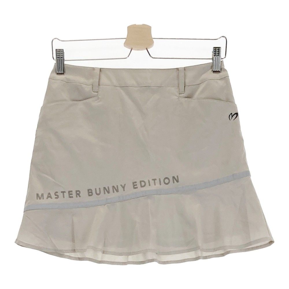 サイズ 0 MASTER BUNNY EDITION マスターバニーエディション 2025年モデル 裏地付 スカート グレー系 240101351096 ゴルフウェア レディース ストスト
