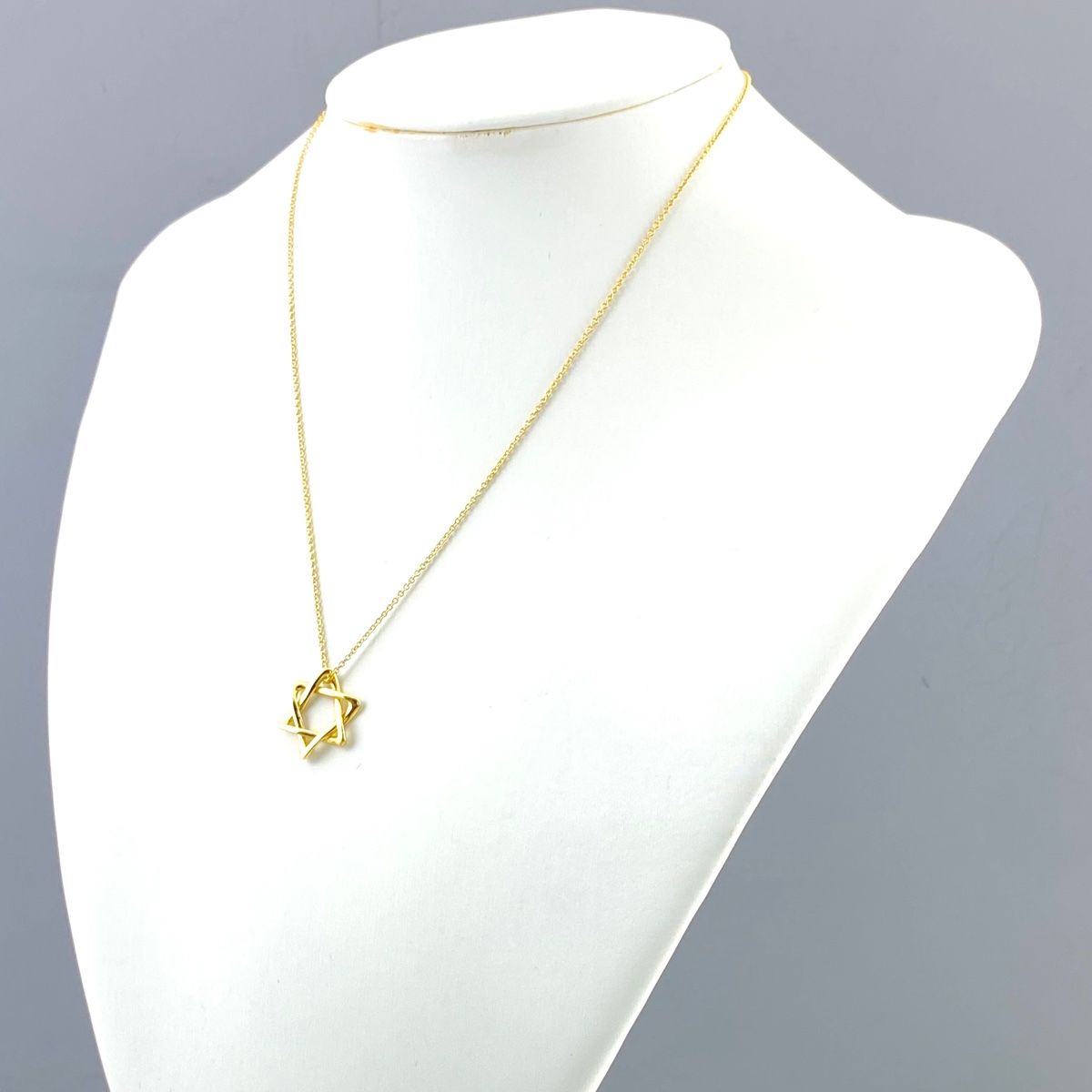 ティファニー TIFFANY&Co. スターオブダビデ ネックレス YG イエロー 