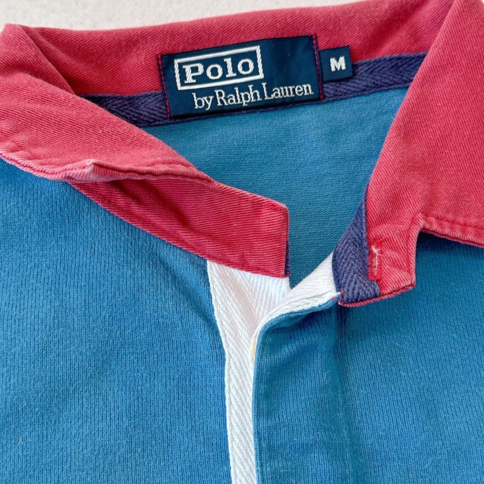 90s Polo by Ralph Lauren ラルフローレンP-93 RLPC67 ラガーシャツ 