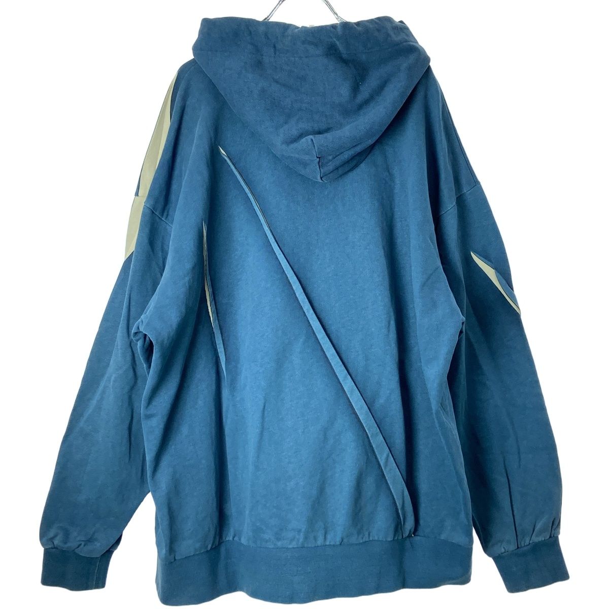 FenG CHen WANG フェン・チェン・ワン PLEATED AND PRINTED HOODIE 