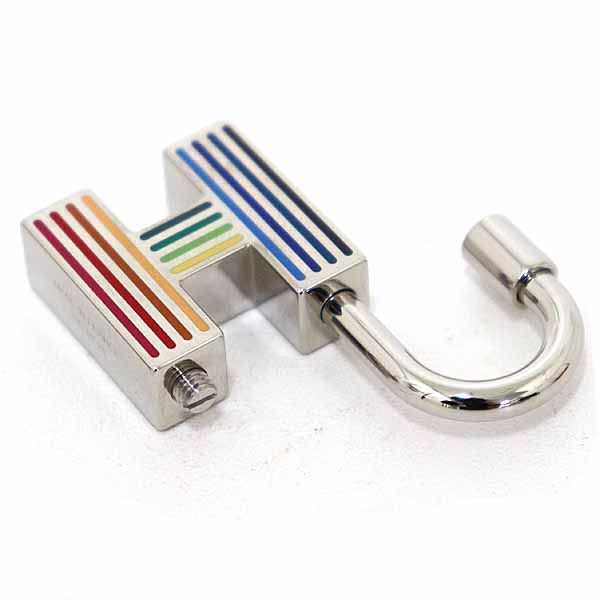 エルメス HERMES キーホルダー クイズ・レインボー カデナ 南京錠  