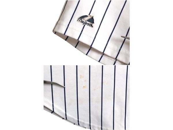ヤンキース ベースボール シャツ メンズ L / MLB オフィシャル マジェスティック 大リーグ ユニフォーム ゲームシャツ 半袖シャツ ジャージ 楽天市場】MLB オフィシャル Majestic ヤンキース ベースボール