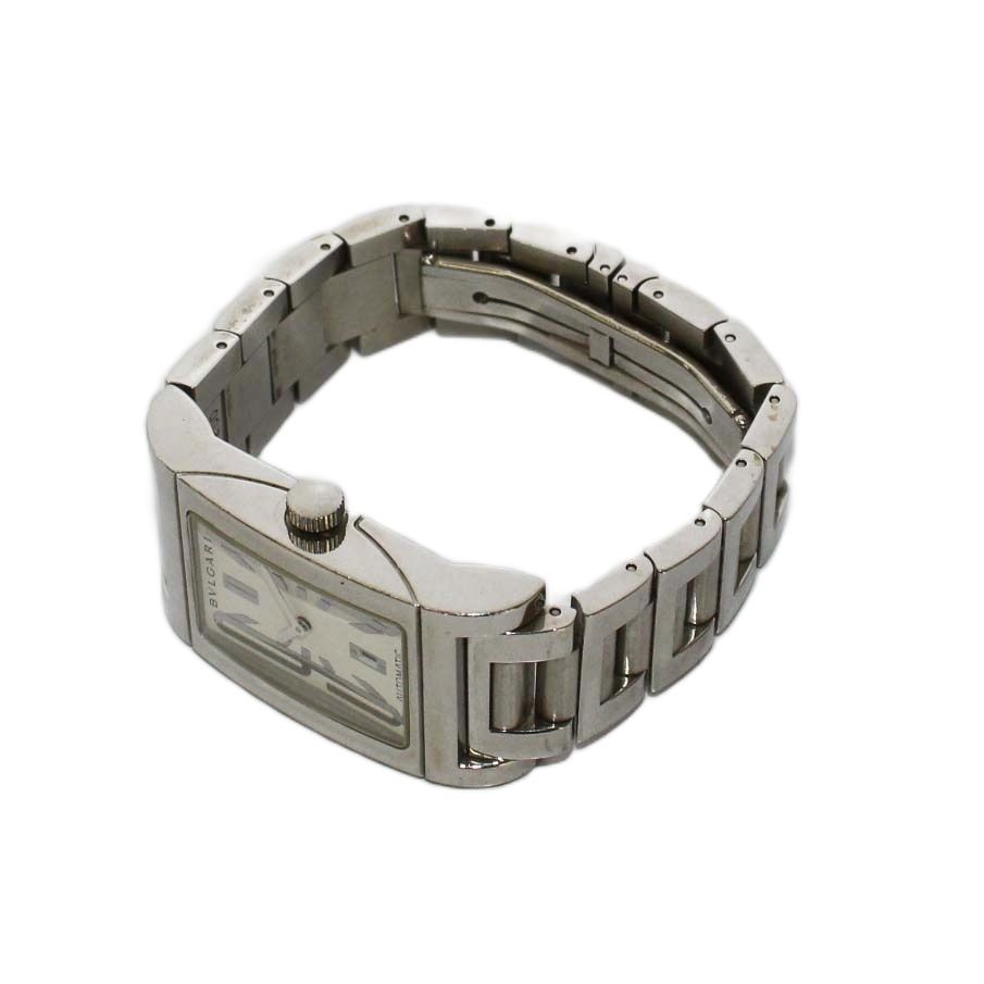 ブルガリレッタンゴロ自動巻き BVLGARI ブルガリ 腕時計 レッタンゴロ ホワイト SS RT45S 自動