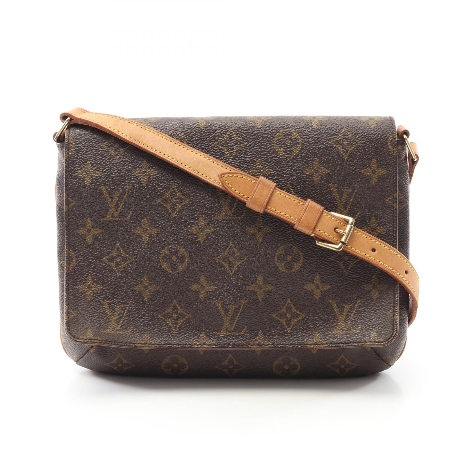 ルイ ヴィトン LOUIS VUITTON ショルダーバッグ ミュゼットタンゴ ショートストラップ モノグラム M51257 PVCコーティングキャンバス レザー ミュゼット タンゴ ショート レディース Used B
