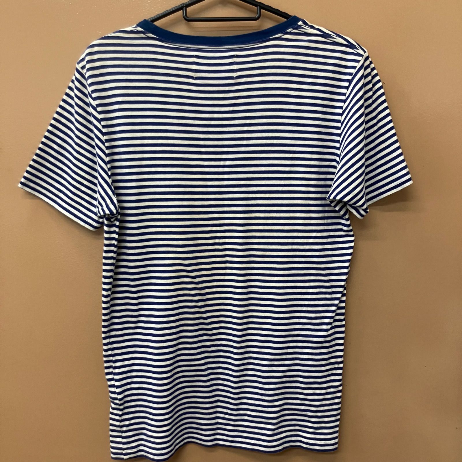 【美品】ラウンジリザードのボーダーTシャツ ⭐︎ ラウンジリザード LOUNGE LIZARD ボーダーTシャツ ネイビー