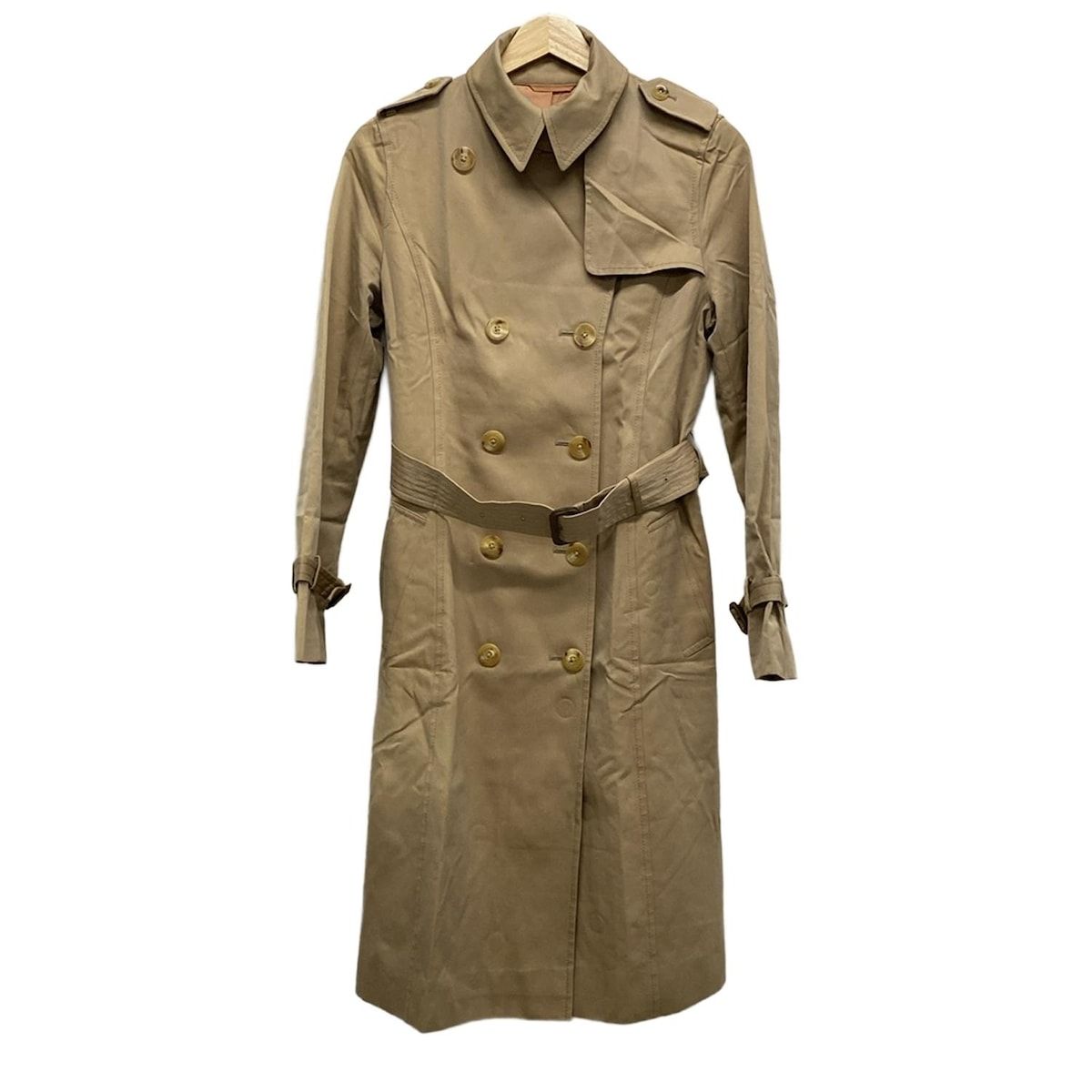 ユナイテッドアローズ トレンチコート 総裏 ベルト付 ベージュ 36*ZC285 中古・古着通販】UNITED ARROWS (ユナイテッドアローズ