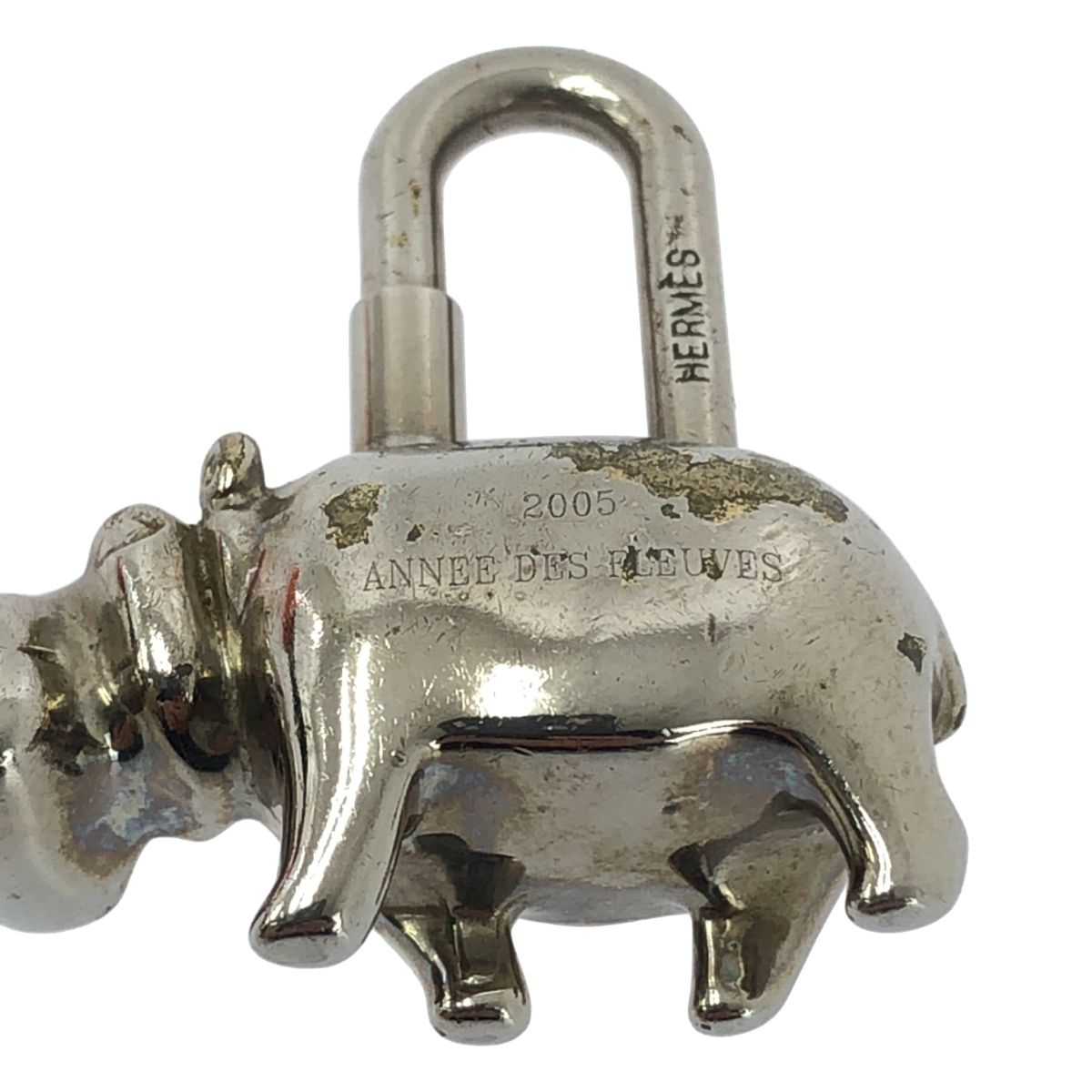 エルメス HERMES カデナ ヒポポタマス/かば シルバー レア