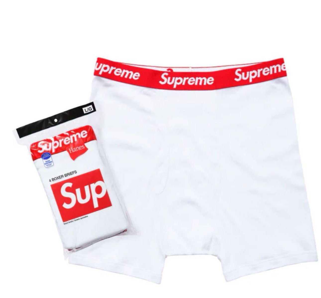 Supreme - 050 新品 未使用 Supreme ボクサーパンツ M 黒 白 各1