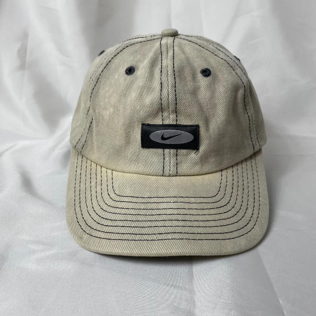 90’s NIKE ヴィンテージ フェード キャップ 90s NIKE USA製 激シブ ボロ フェード 6パネル ビンテージ
