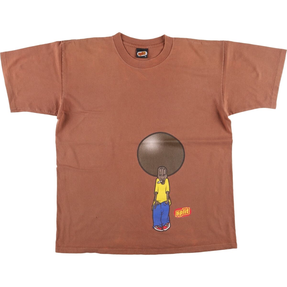 古着 90年代 スプリット SPLIT 半袖 プリントTシャツ メンズXL相当 ヴィンテージ|eaa556865