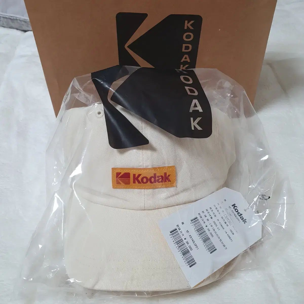 KODAK(コダック) ボールキャップ 帽子 アイボリー