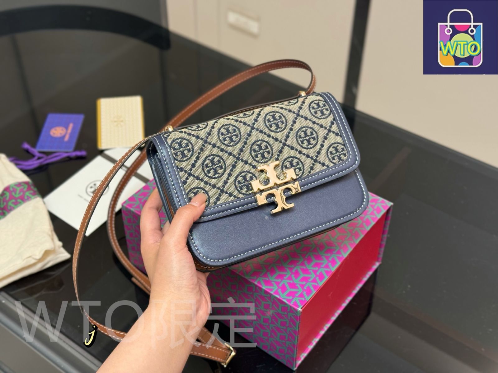 未使用　トリバーチ　7 楽天市場】TORY BURCH【トリーバーチ】トートバッグ ブルー系