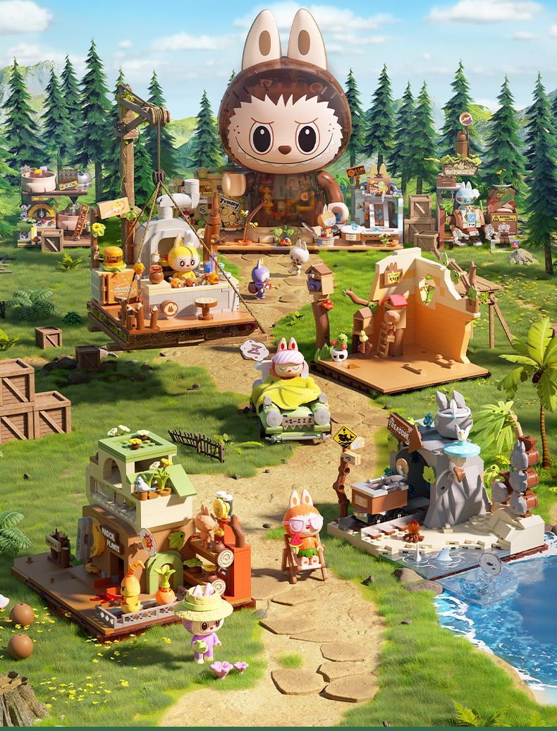 正規品 labubu 森の秘密基地：ジャムで落書きver 日本未発売 POP MART