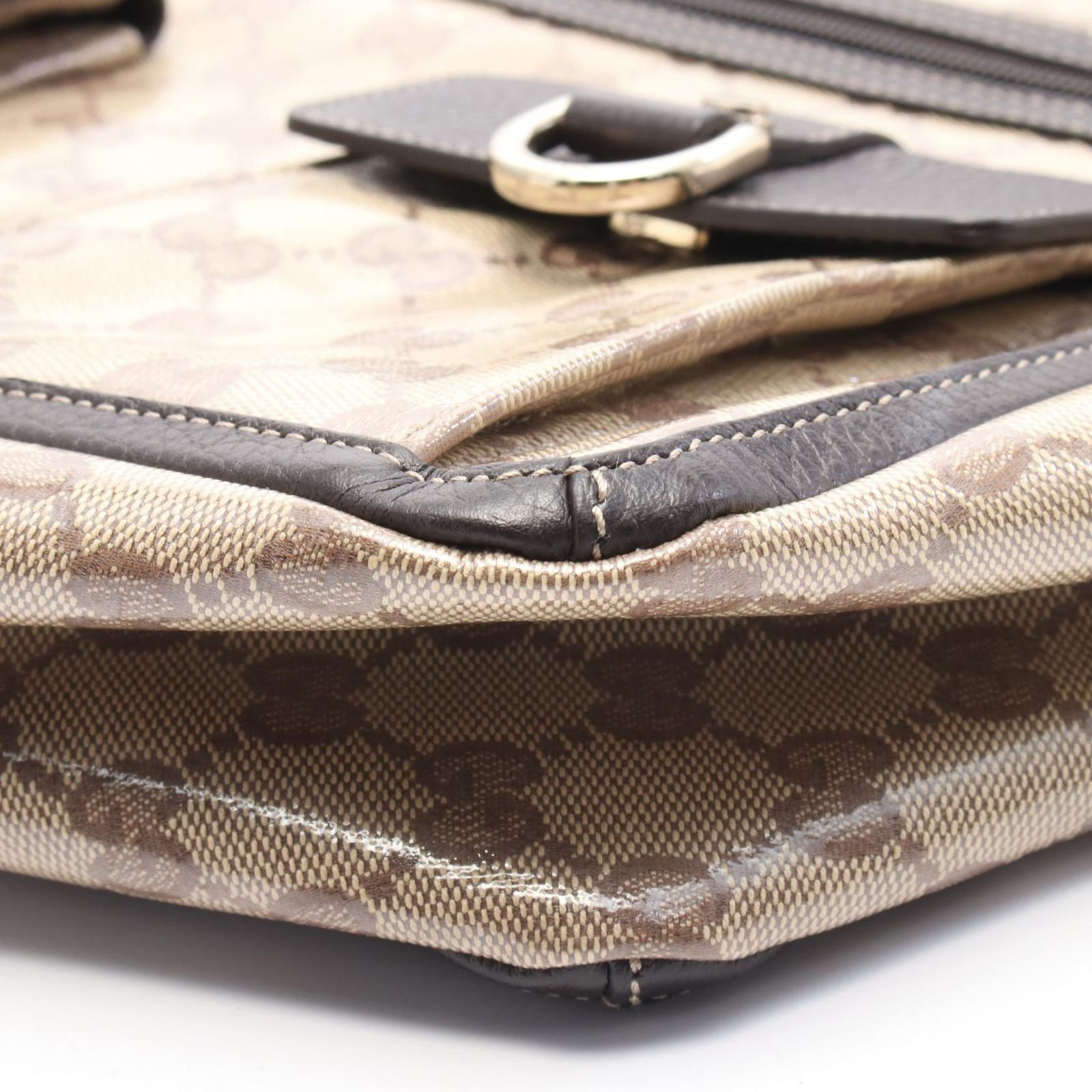 グッチ GUCCI トートバッグ アビー GGクリスタル 268639 ベージュ 