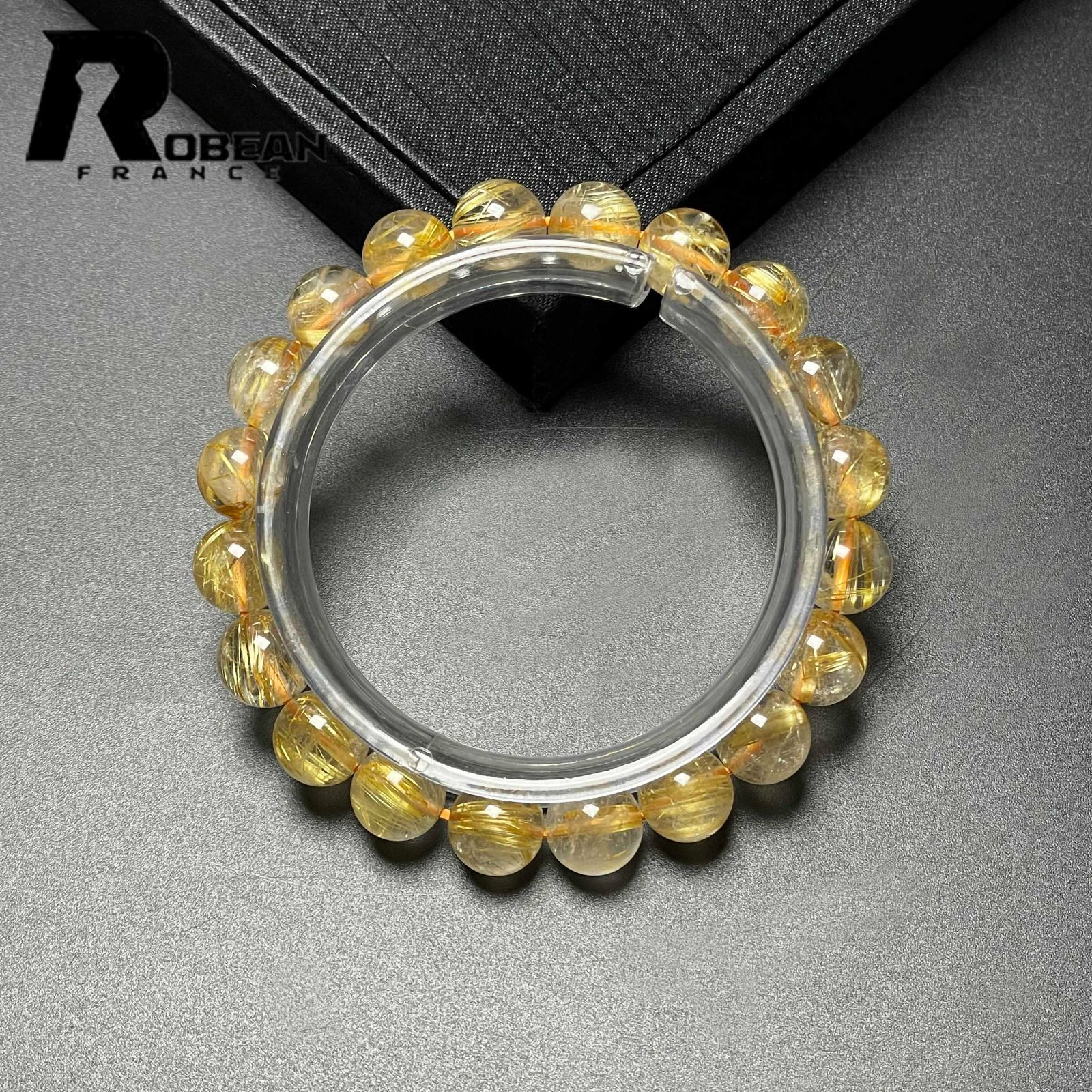 綺麗 EU製 定価13万円☆ROBEAN・極!極満針ルチルクォーツ