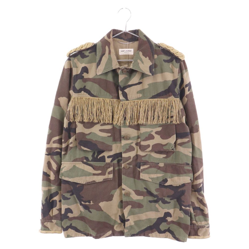 saint laurent paris カモフラミリタリージャケット SAINT LAURENT